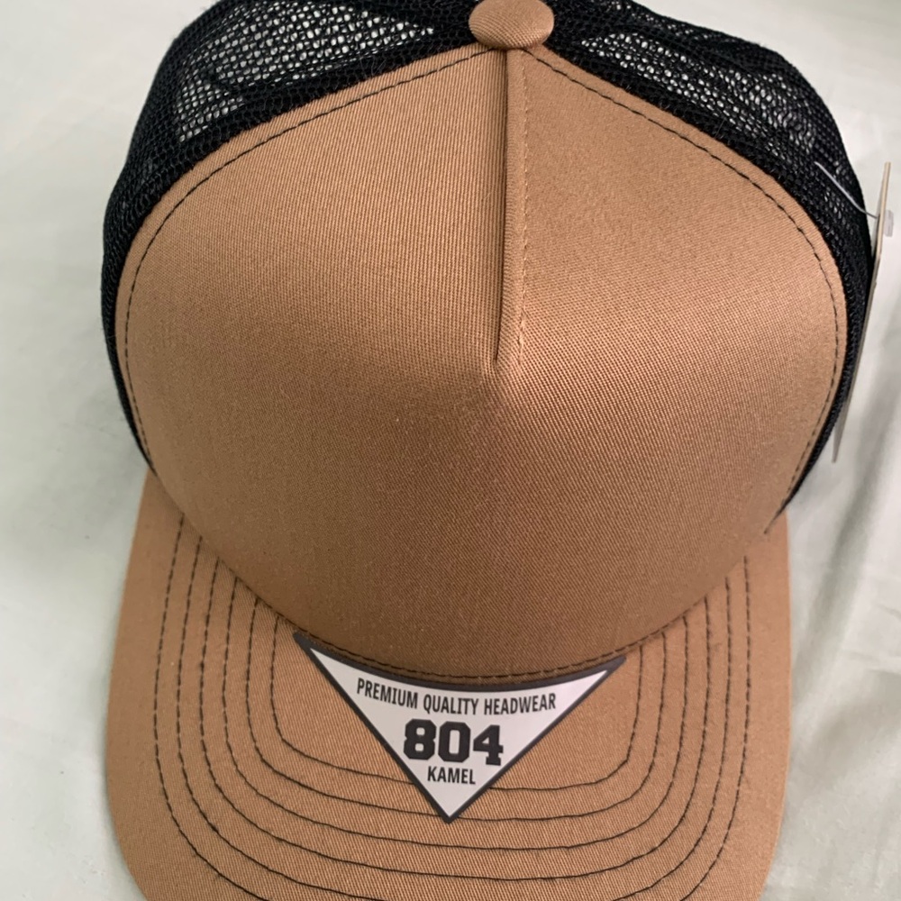 Kangol Black and Tan Mesh Hat
